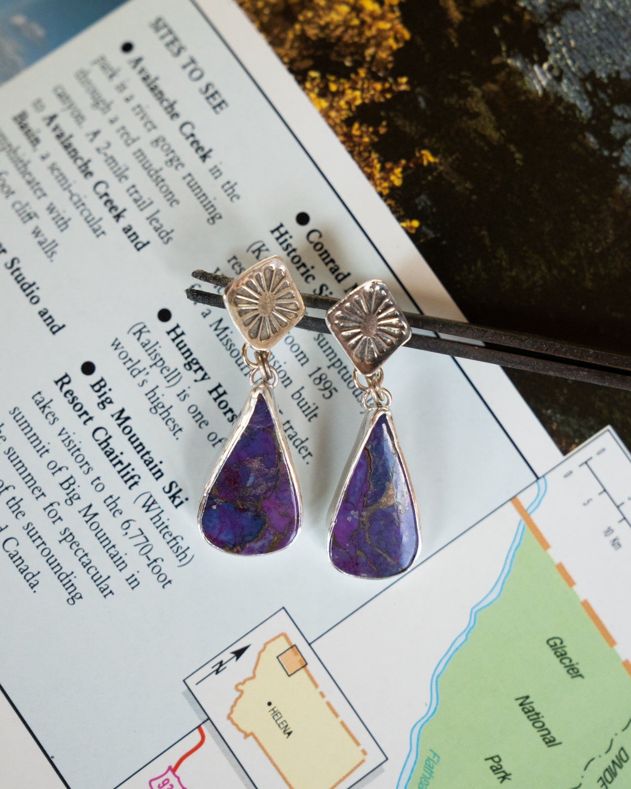Untamed Studs - Purple Mojave