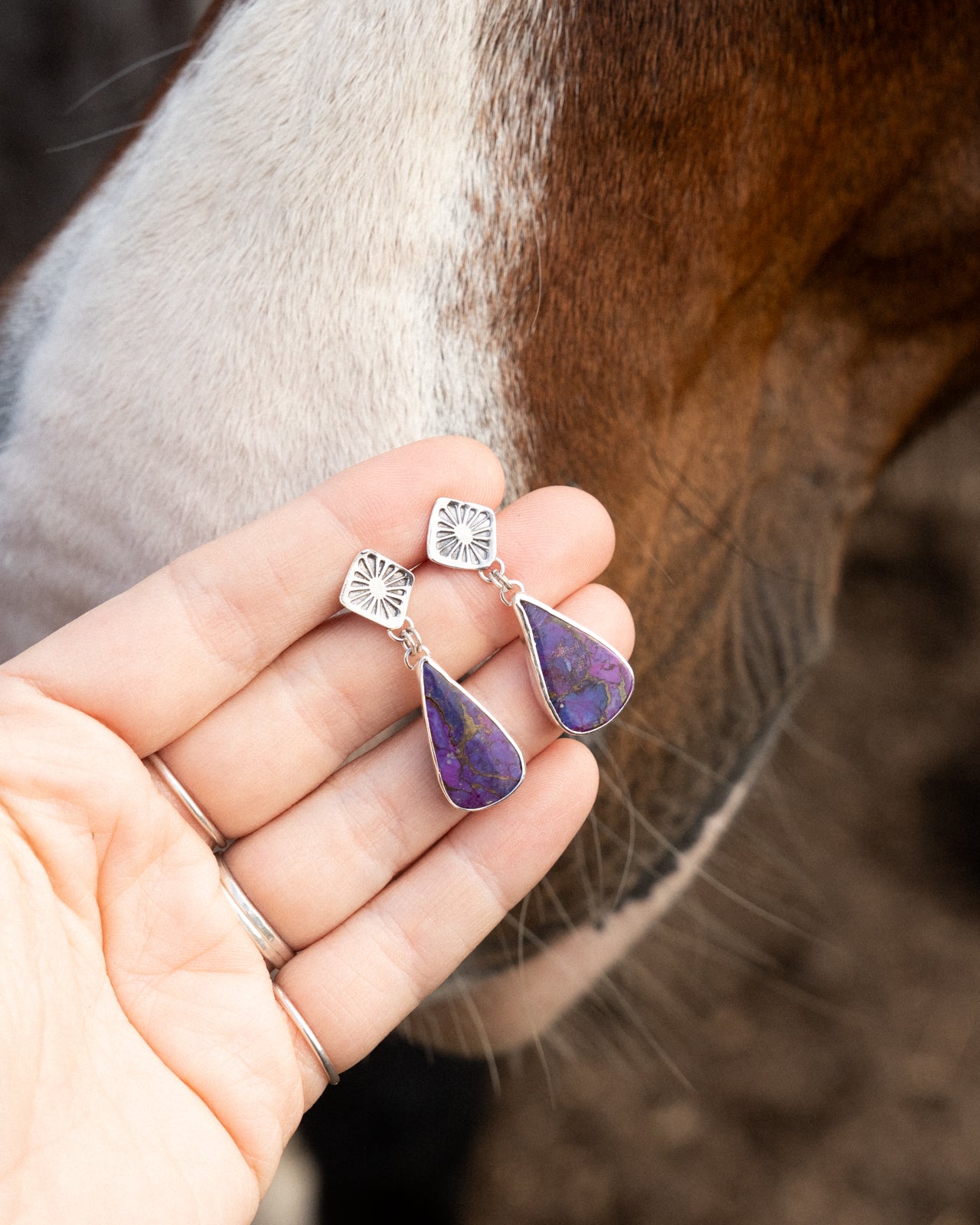 Untamed Studs - Purple Mojave