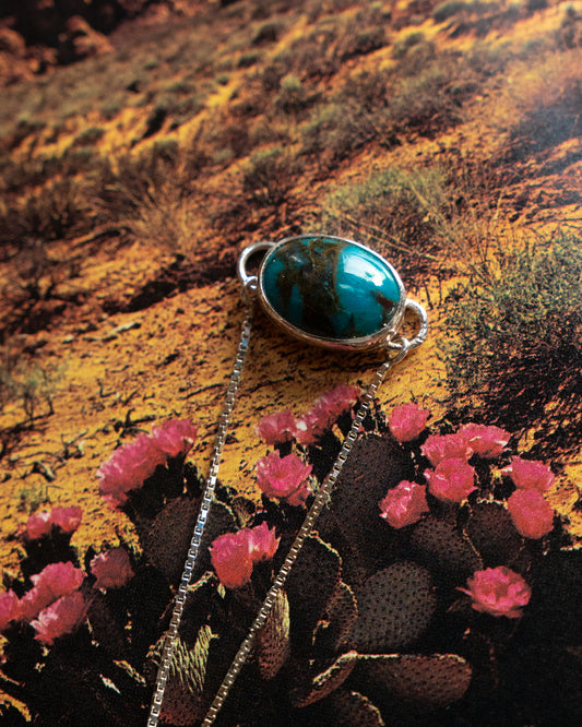 Shimmer Slide Bracelet - Chrysocolla