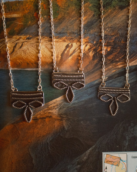 Boot Stitch Necklace - PREORDER