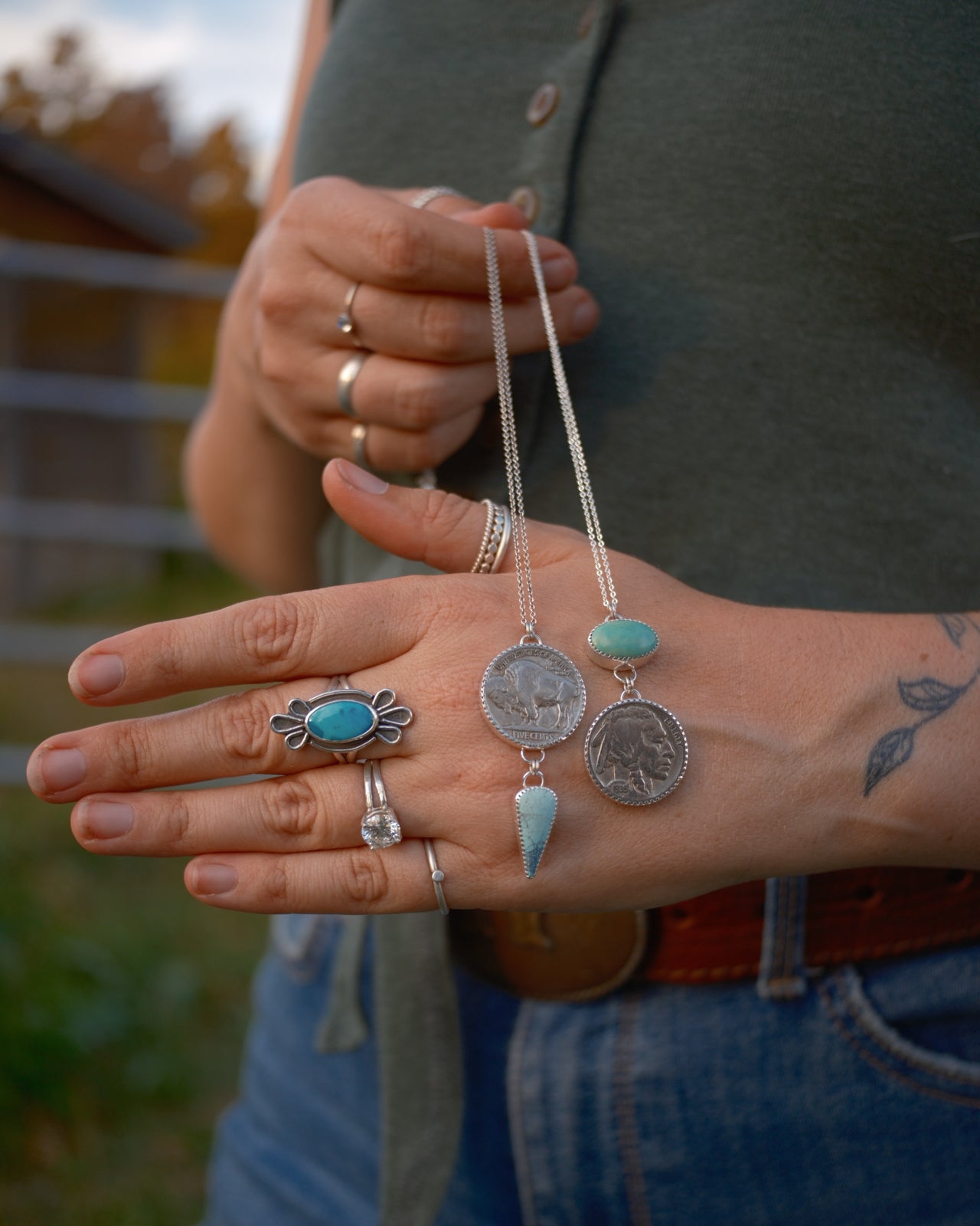 High Plains Necklace - Teardrop