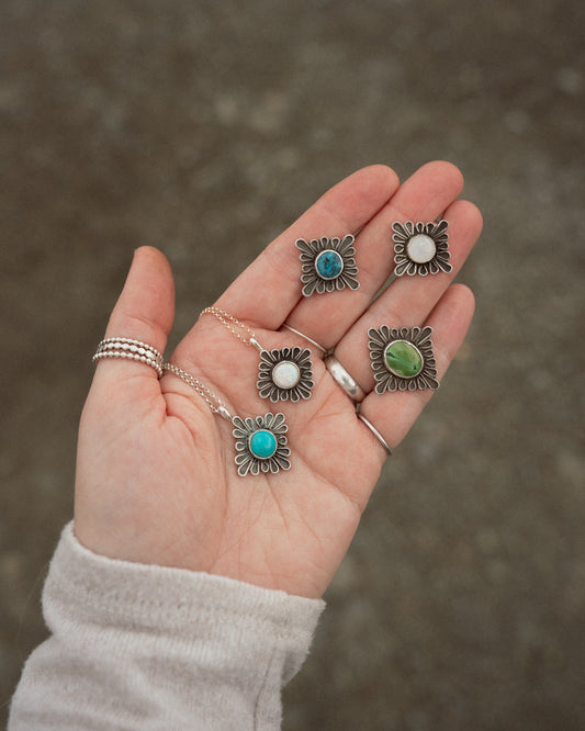 The Dolly Necklace - Opal