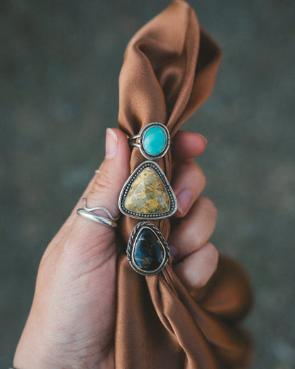 Kingman Turquoise Ring Size 9