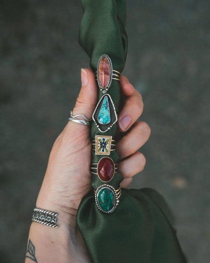 Chrysocolla Ring Size 9