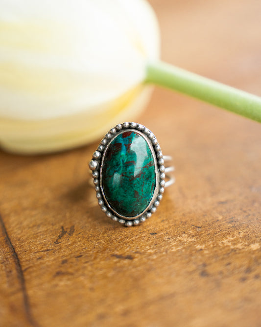 Chrysocolla Ring Size 9