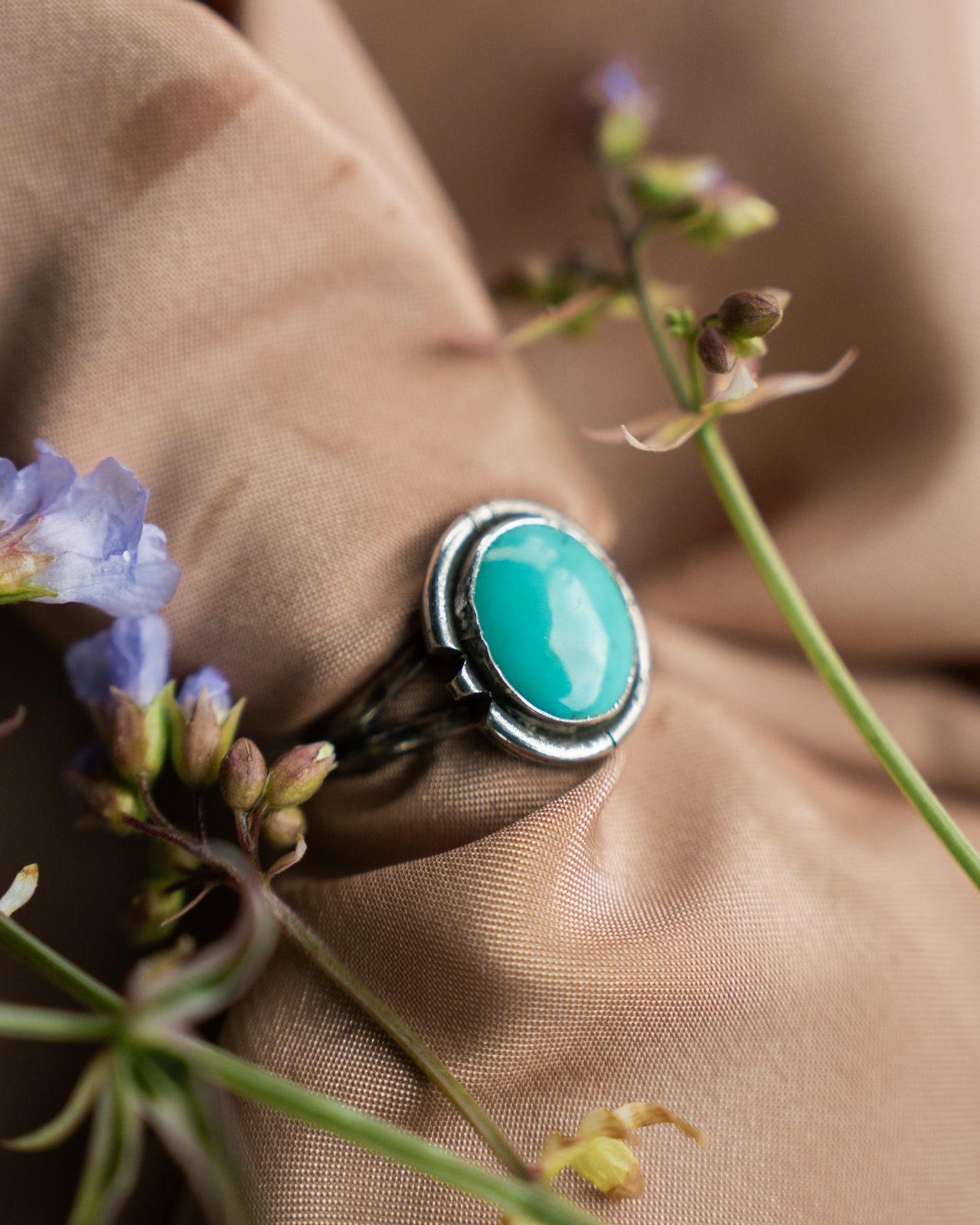 Kingman Turquoise Ring Size 9