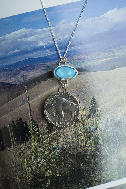 The High Plains Necklace - Kingman Turquoise