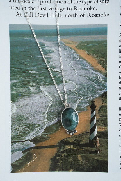 The Sunday Necklace - Ocean Jasper