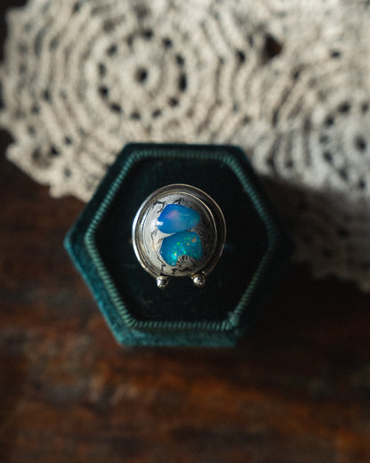 Galaxy Opal Ring - Size 7.75