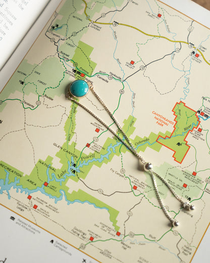 Shimmer Slide Bracelet - Turquoise