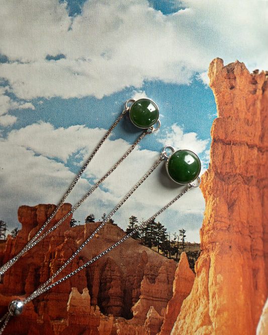 Shimmer Slide Bracelet - Jade