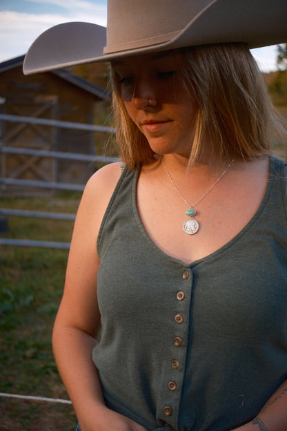 High Plains Necklace - Oval