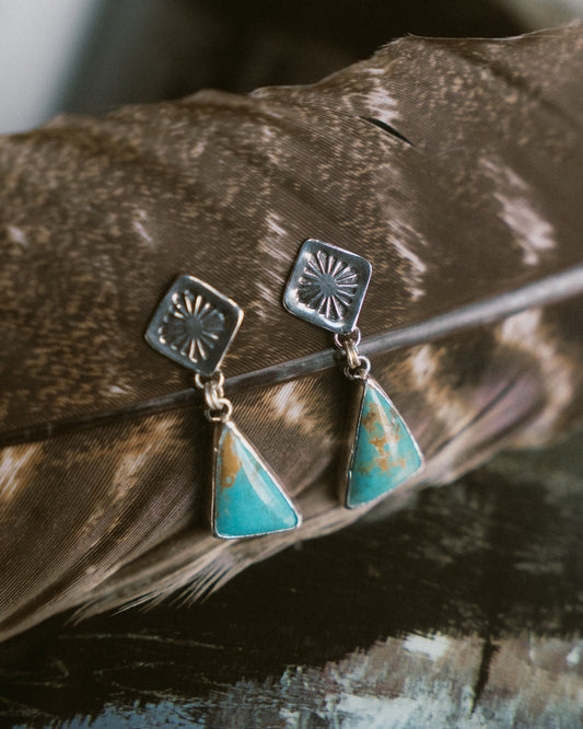 Kingman Turquoise Untamed Studs