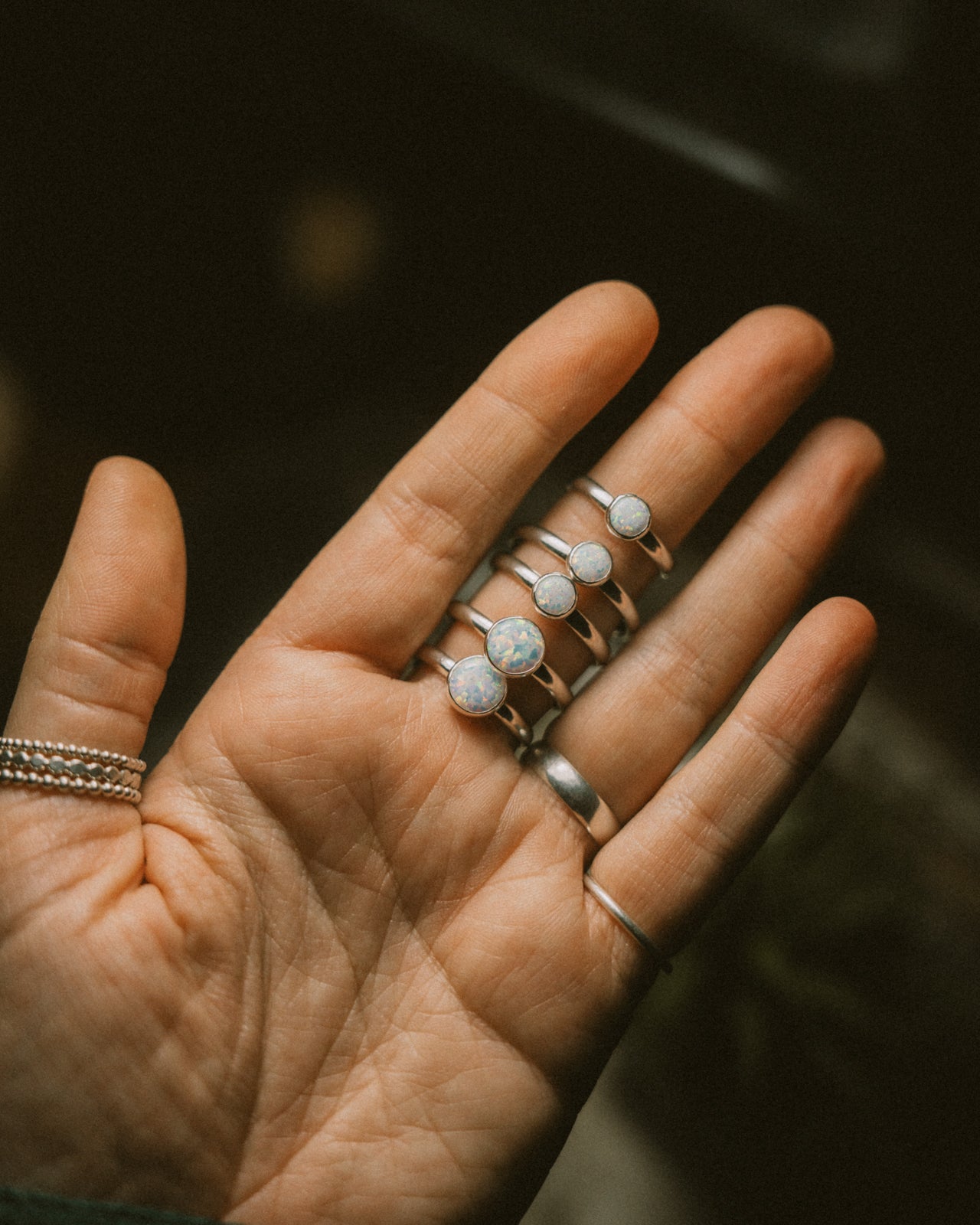 Opal Rings