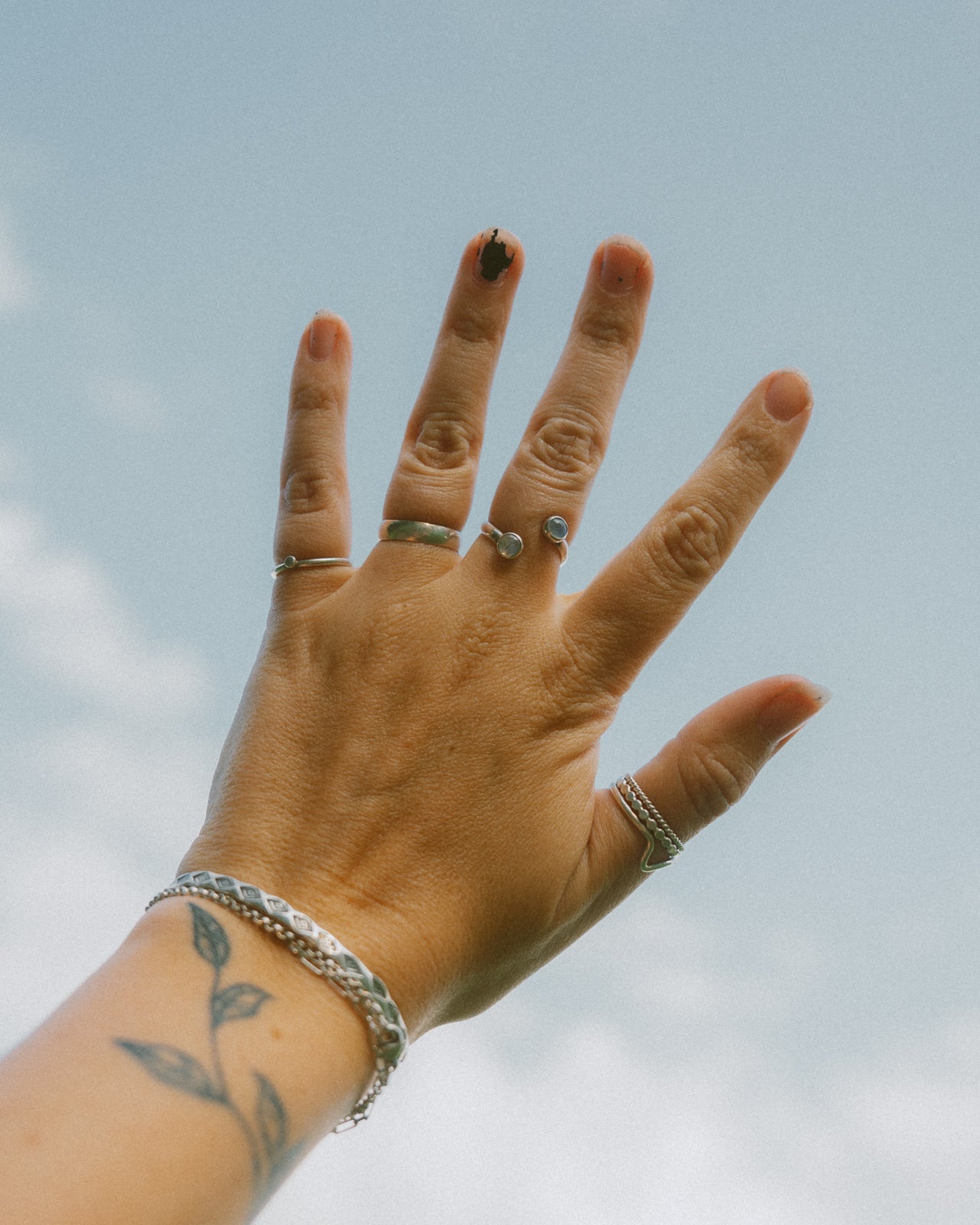 Silver Dot Ring